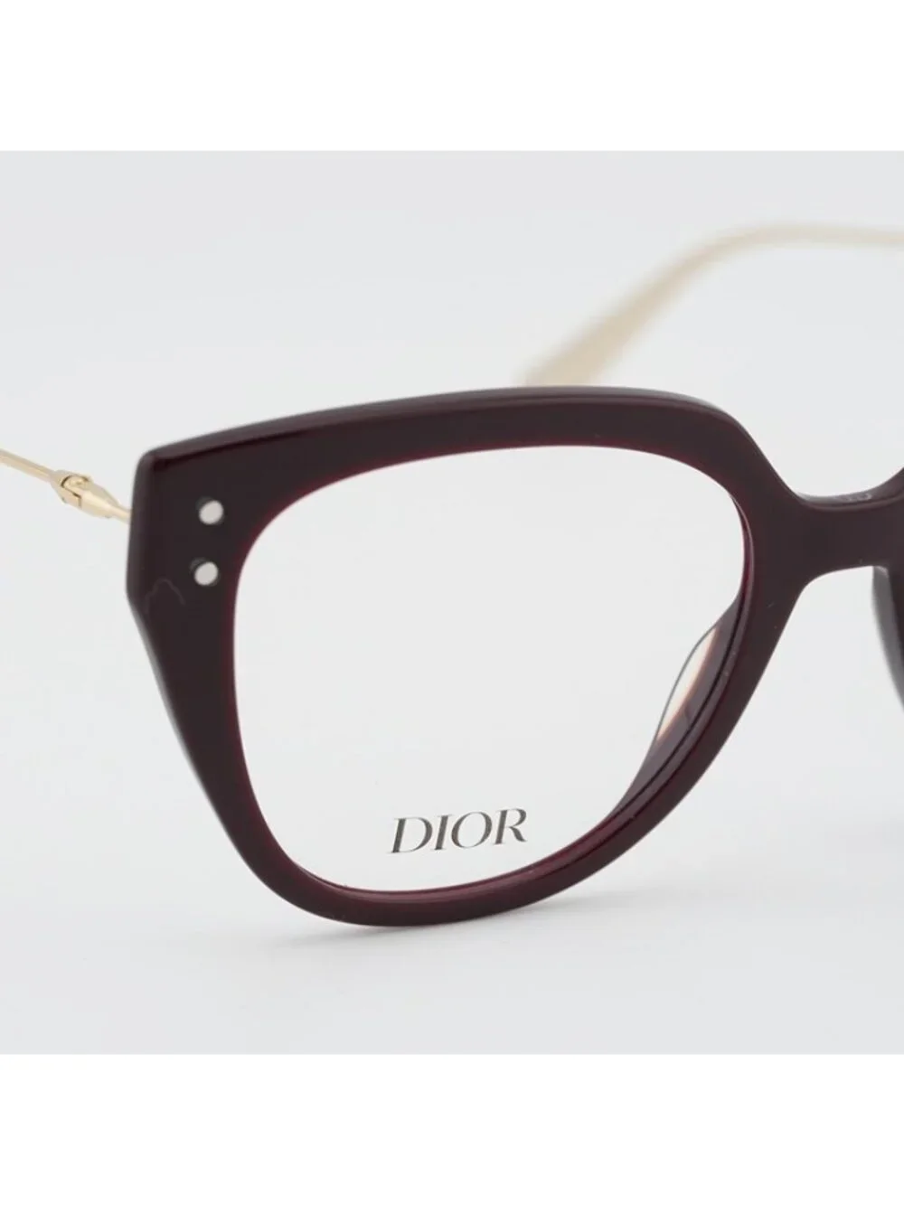 Dior MISSDIORO B4I 6000 Eyeglasses Purple 53mm Cat Eye Frame